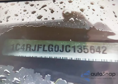 2018 Jeep Grand Cherokee Trailhawk 4X4 from USA, damaged, VIN 1C4RJFLG0JC135642